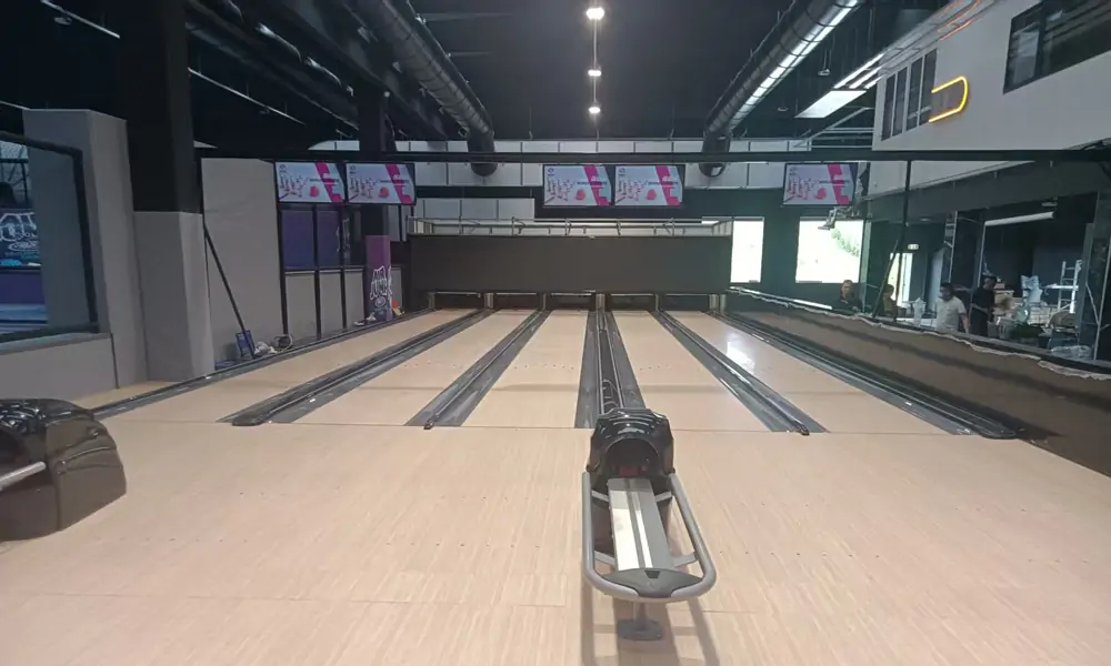 Standard bowling alley equipment