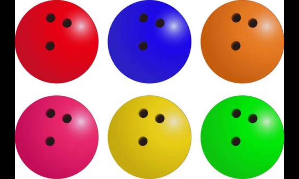 colorful bowling balls
