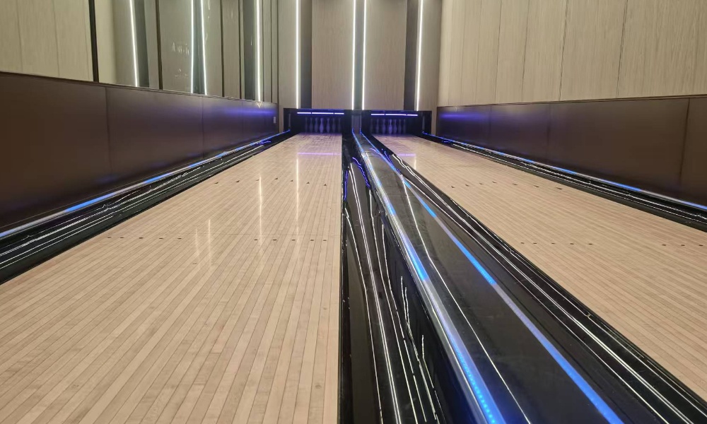 bowling over lane