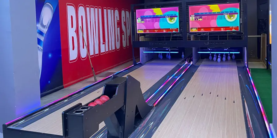 Duckpin bowling lanes