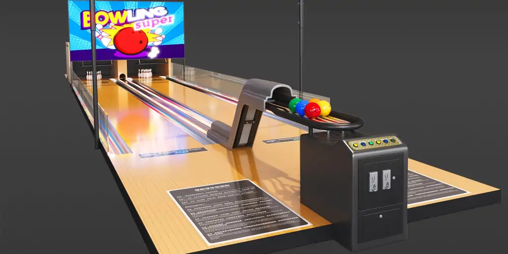 Mini bowling for family fun centers